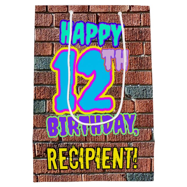 12:e födelsedag: Roligt, Urban Graffiti Inspired l (Baksidan)