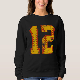 12:e födelsedag Softball Bdy 12-årig flicka T Shirt