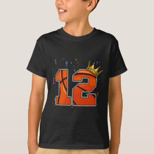 12:e-födelsedagskorgen 12 år gammal buss t shirt