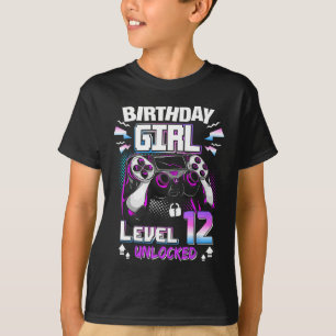 12:e födelsetal 12 olåsta 12 år gamla t shirt