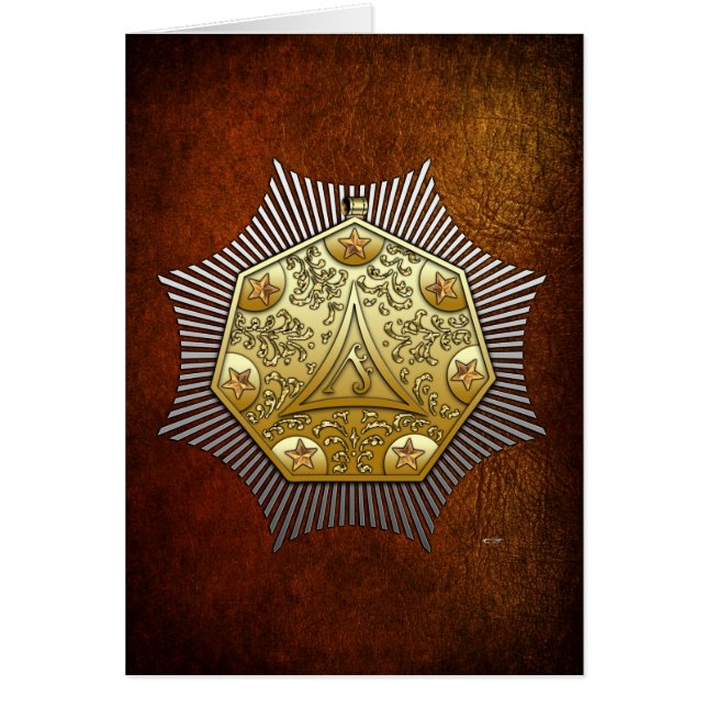 12:e grad: Master Architect Hälsningskort (Framsidan)