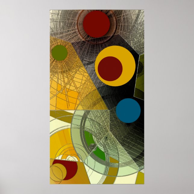 12:E KARTA - ABSTRAKT POSTER (Framsidan)