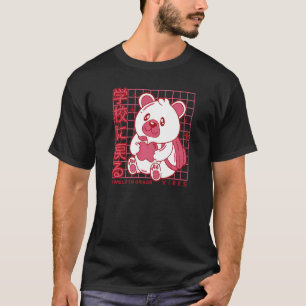 12:e Klass Vibes Back to school Nalle Japanes T Shirt