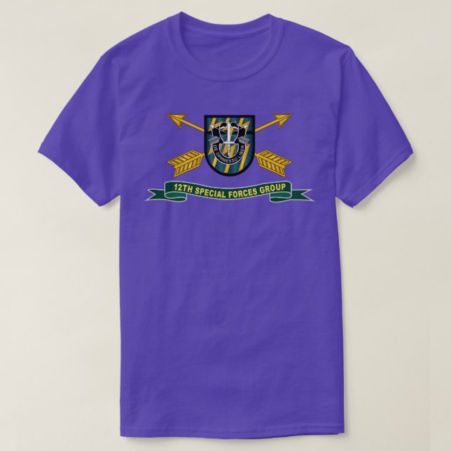 12:e Speciell s Group Flash w Br Ribbon X T Shirt (Design framsida)