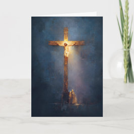 12:e stationen - Jesus dör på korset Kort
