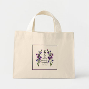 12:e Symphony Cotton Canvas Tiny Tote Mini Tygkasse