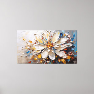 12.Färgfull Natur Impasto Painting Artv Canvastryck