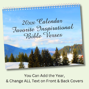 12 Favoritinspirerande bibel Verses Christian Kalender