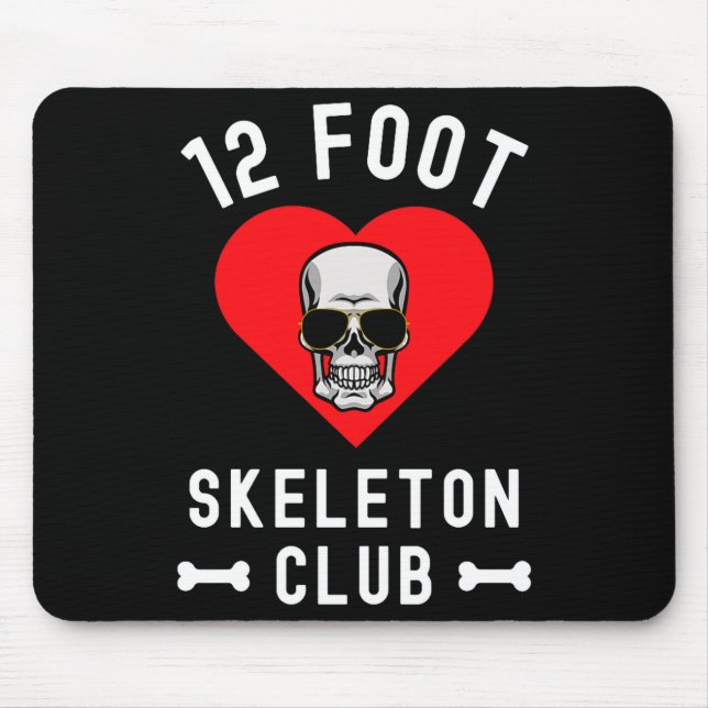 12 Foot Skeleton Club Giant Skelly Gles Valentine' Musmatta (Framsidan)