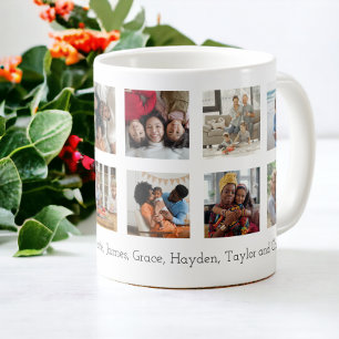 12 Fotokollage-textmall gör din egen Roligt Kaffemugg