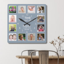 12 Fotokollage-tid med familjefaktureringsblått