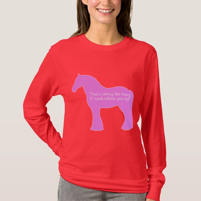 12 händer formulerar hästen t shirt (Framsida)