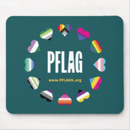 12 Hearts Circle PFLAG Mousepad Musmatta