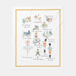 12 Helgdag jul Fleecefilt