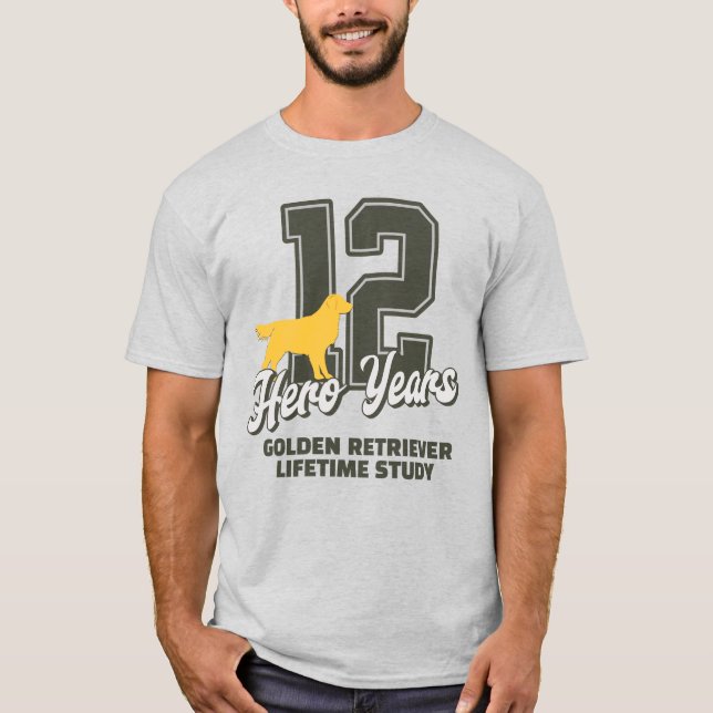 12 Hero Years T Shirt (Framsida)