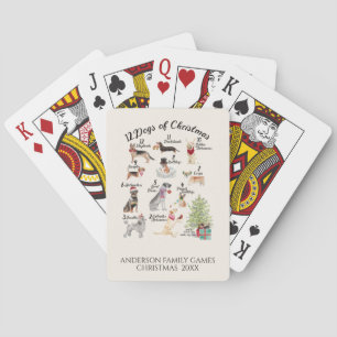 12 Hundar jul i Helgdag Spirit Games Casinokort