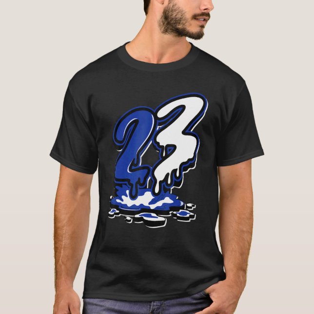 12 Hyper-Royal nummer 23 Luft Hyper-Royal 12 s T Shirt (Framsida)
