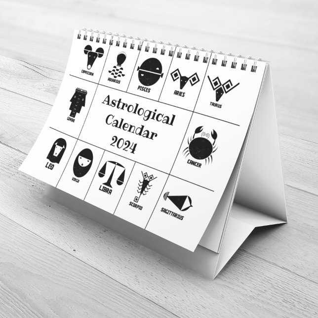 12 Indiska akrologitecken - kalender (Skapare uppladdad)