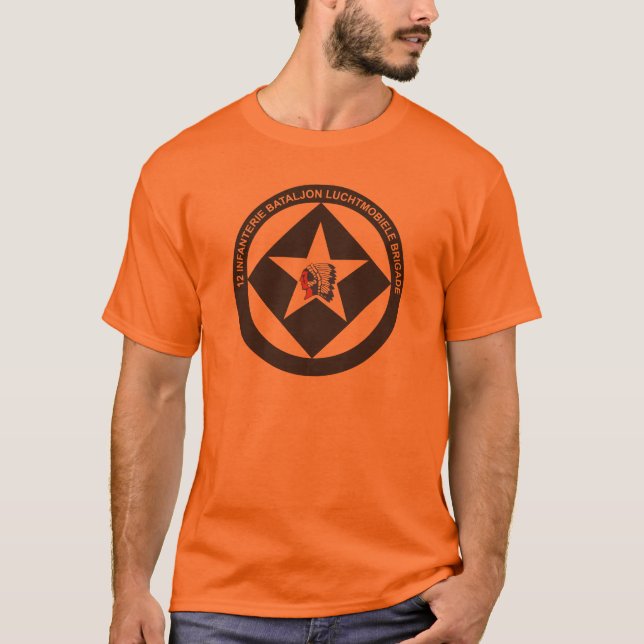12 Infbat Luchtmobiele Brigade logo 2 Tröja (Framsida)