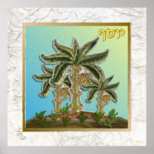 12 Israels stammar Joseph Art Print Poster