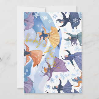 12 Juldagar - 10 härdar som går Julkort