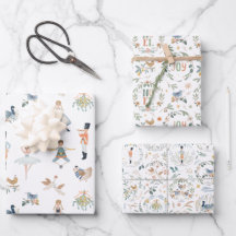 12 Juldagar i Helgdag Mönster