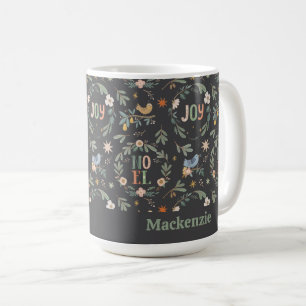 12 Juldagar i Helgdag Mönster Kaffemugg