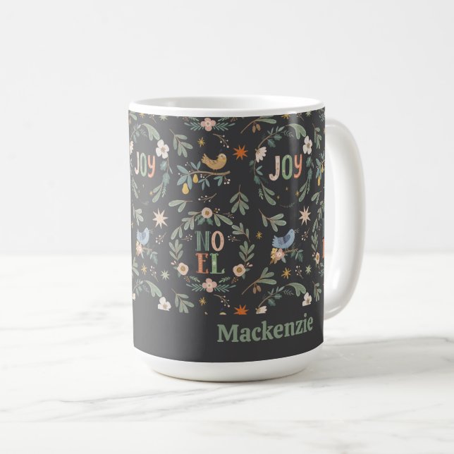12 Juldagar i Helgdag Mönster Kaffemugg (Framsida höger)