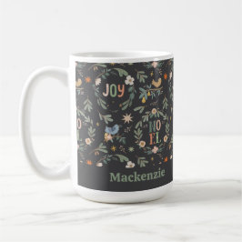 12 Juldagar i Helgdag Mönster Kaffemugg