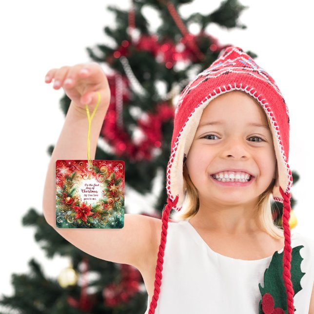 12 Juldagar Julgransprydnad Keramik (Skapare uppladdad)