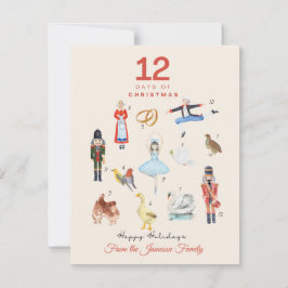 12 Juldagar Julkort