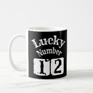 12 - Lucknummer 12 Tur Kaffemugg