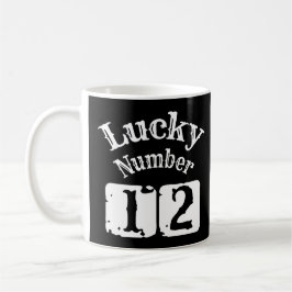 12 - Lucky Number 12 Tur Kaffemugg