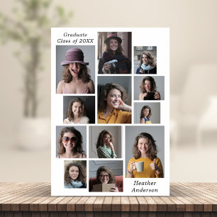 12 Magnetkort för fotokollage Studenten
