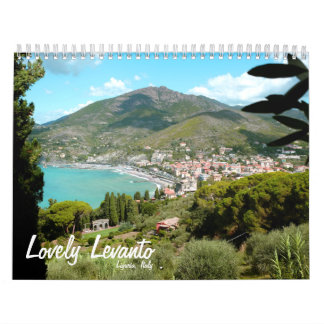 12 månad älskvärda Levanto, italienkalender Kalender