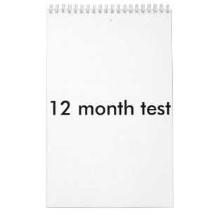 12 månad testar kalender