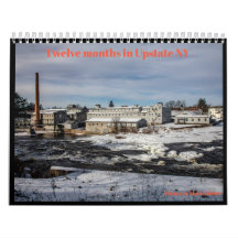 12 månader i Central NY Kalender