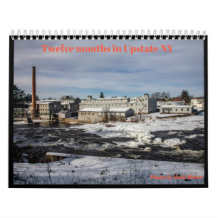 12 månader i Central NY Kalender