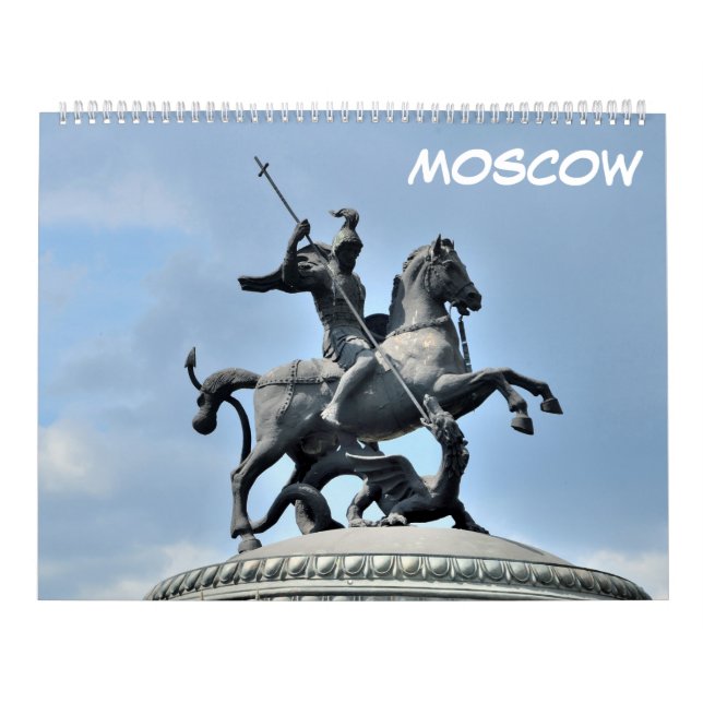 12 månader Moskva, Ryssland Kalender (Omslag)