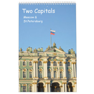 12 månader Två huvudstäder Kalender