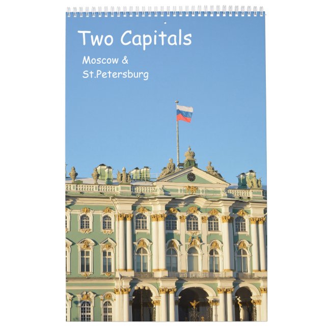 12 månader Två huvudstäder Kalender (Omslag)