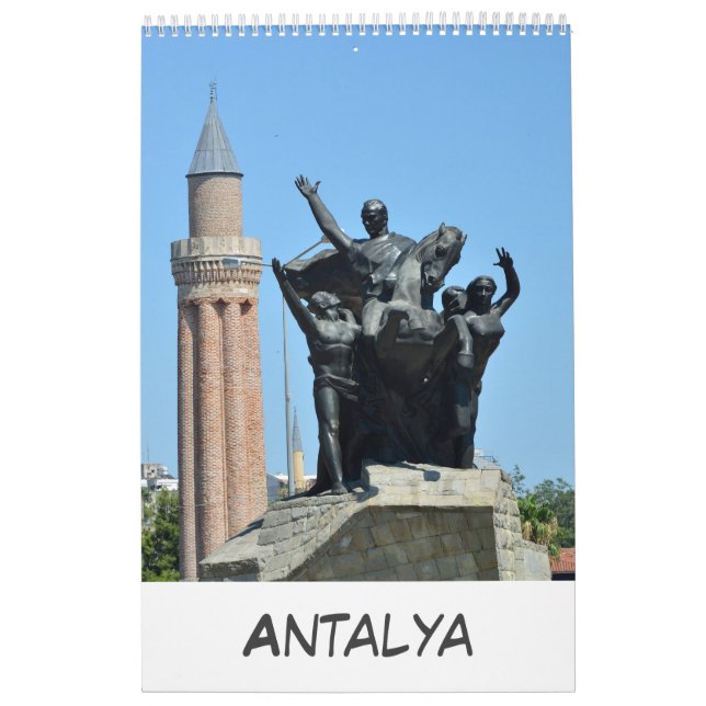 12 månaders Antalya, Turkiet Kalender (Omslag)