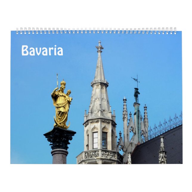 12 månaders Bayerisk fotokalender Kalender (Omslag)