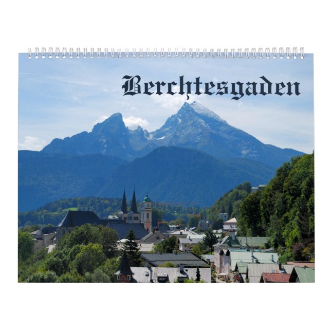 12 månaders Berchtesgaden Photo Calendar Kalender (Omslag)