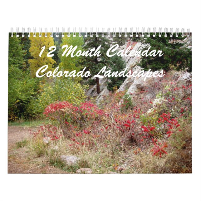 12 månaders Colorado Landscape Works Kalender (Omslag)