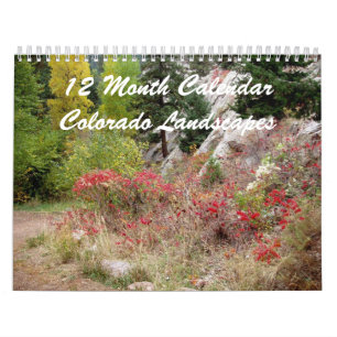 12 månaders Colorado Landscape Works Kalender