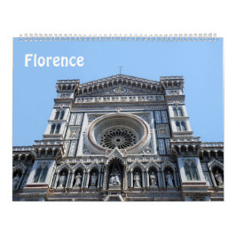 12 månaders Florens, Italien Fotokalender Kalender