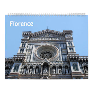 12 månaders Florens, Italien Fotokalender Kalender