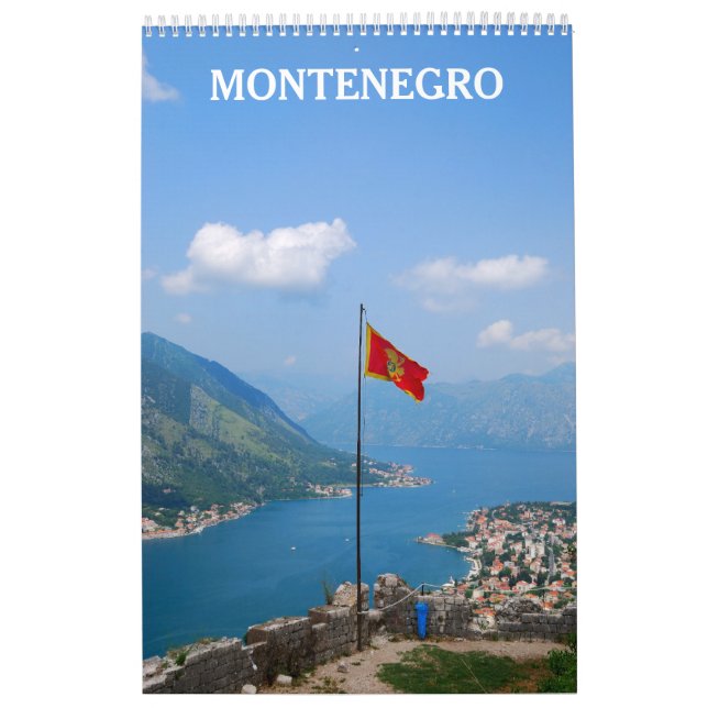 12 månaders fotokalender för Montenegro Kalender (Omslag)