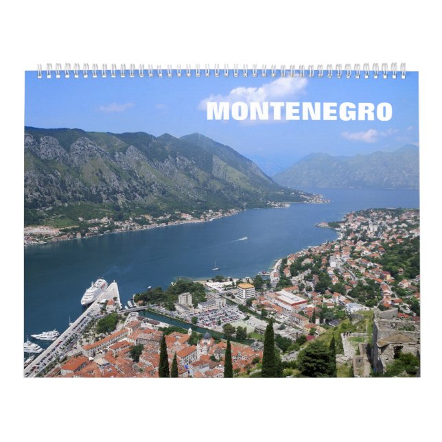 12 månaders fotokalender för Montenegro Kalender (Omslag)